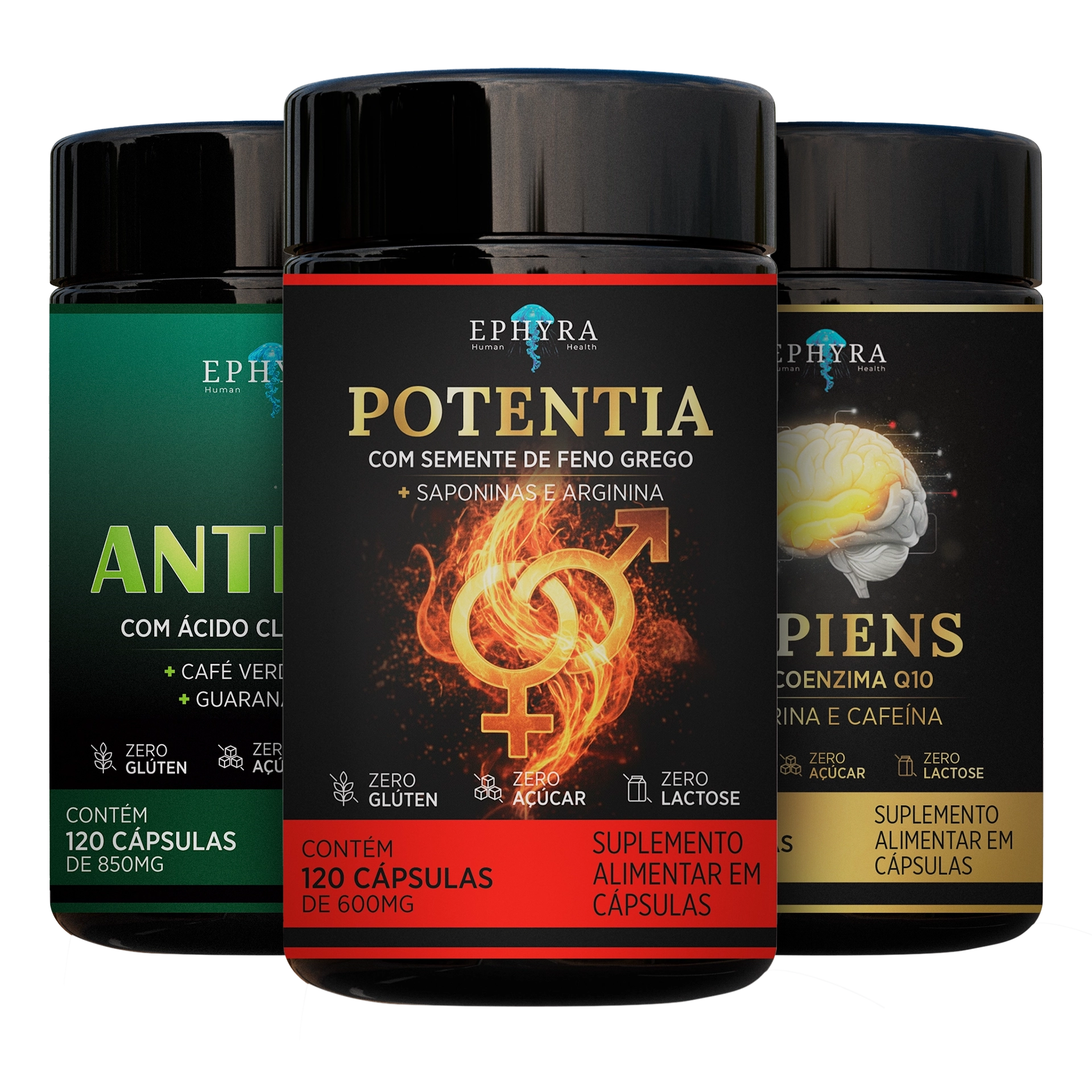 Kit Antiox + Potentia + Sapiens