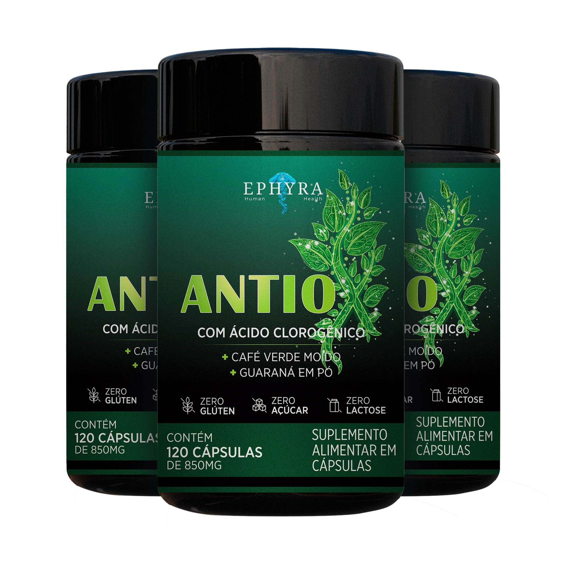 Antiox - Kit para 3 Meses (3 Frascos)