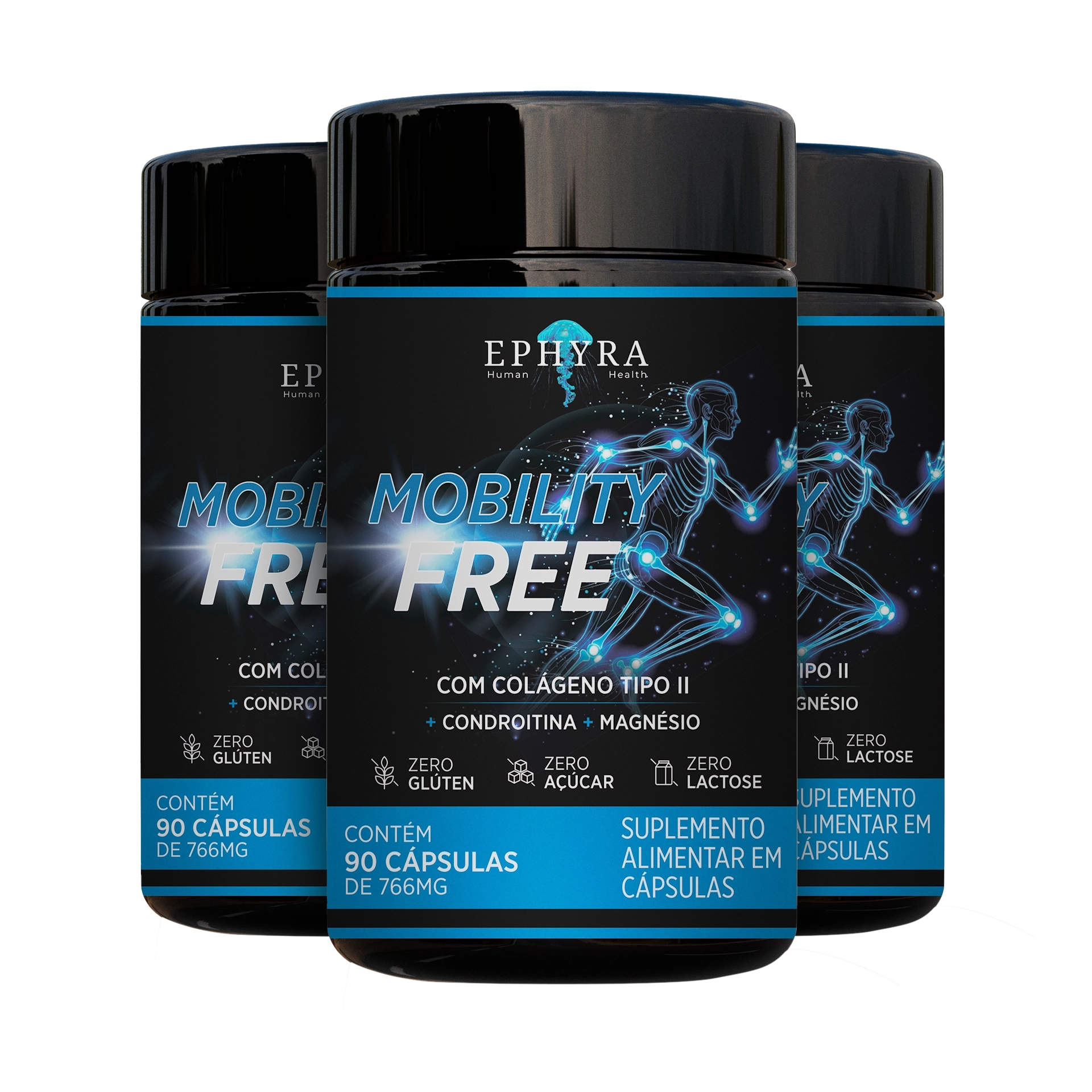 Mobility Free – Kit para 3 Meses (3 Frascos)