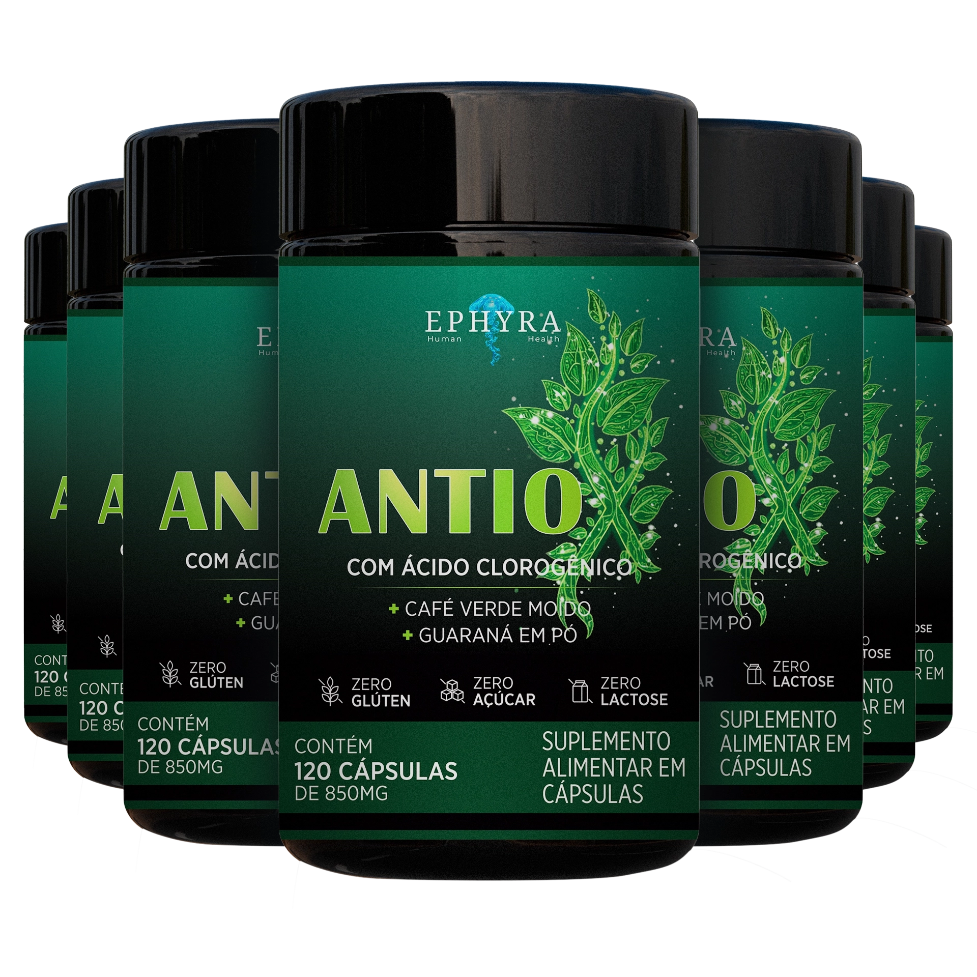 Antiox - Kit para 12 Meses (12 Frascos)