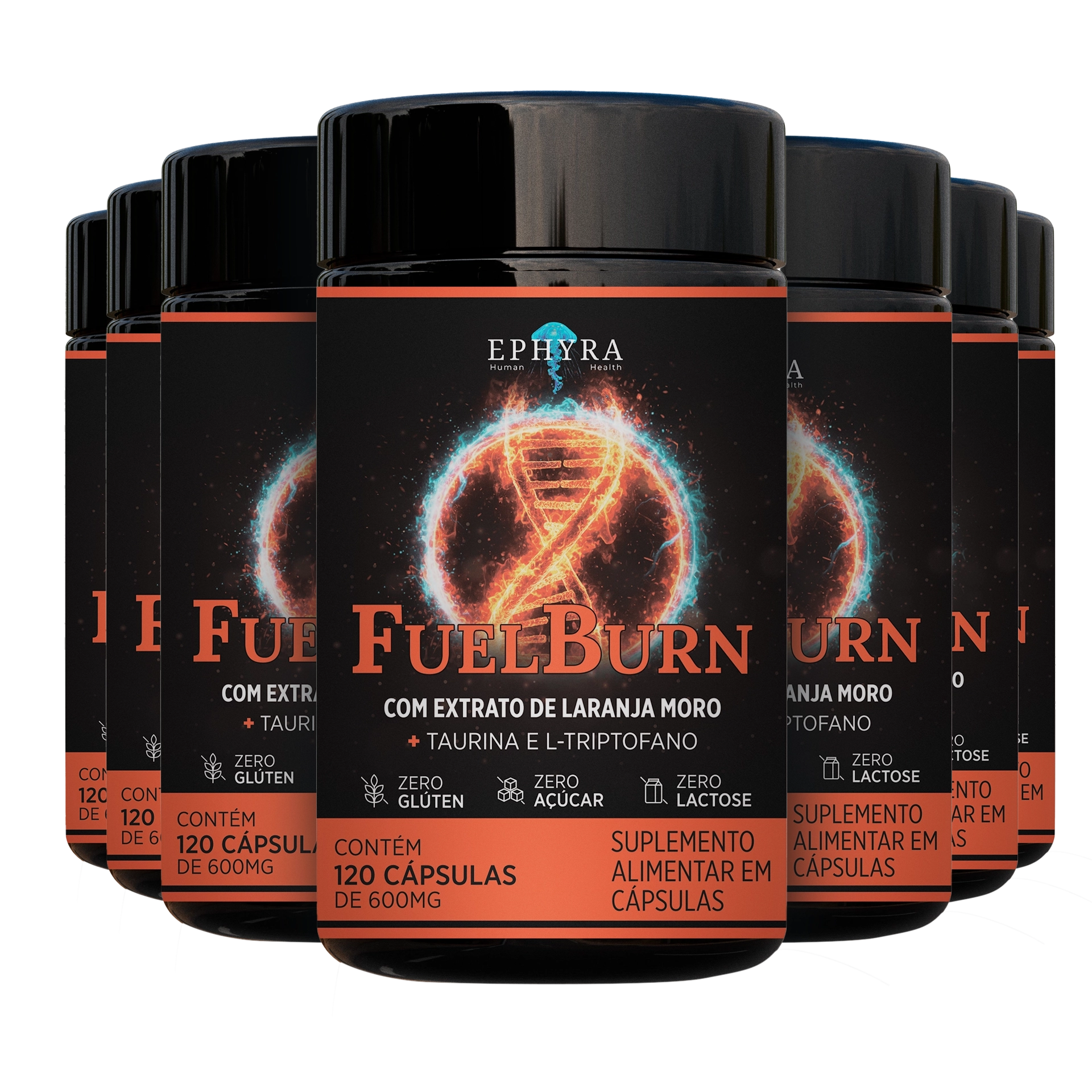 Fuel Burn - Kit para 12 Meses (12 Frascos)