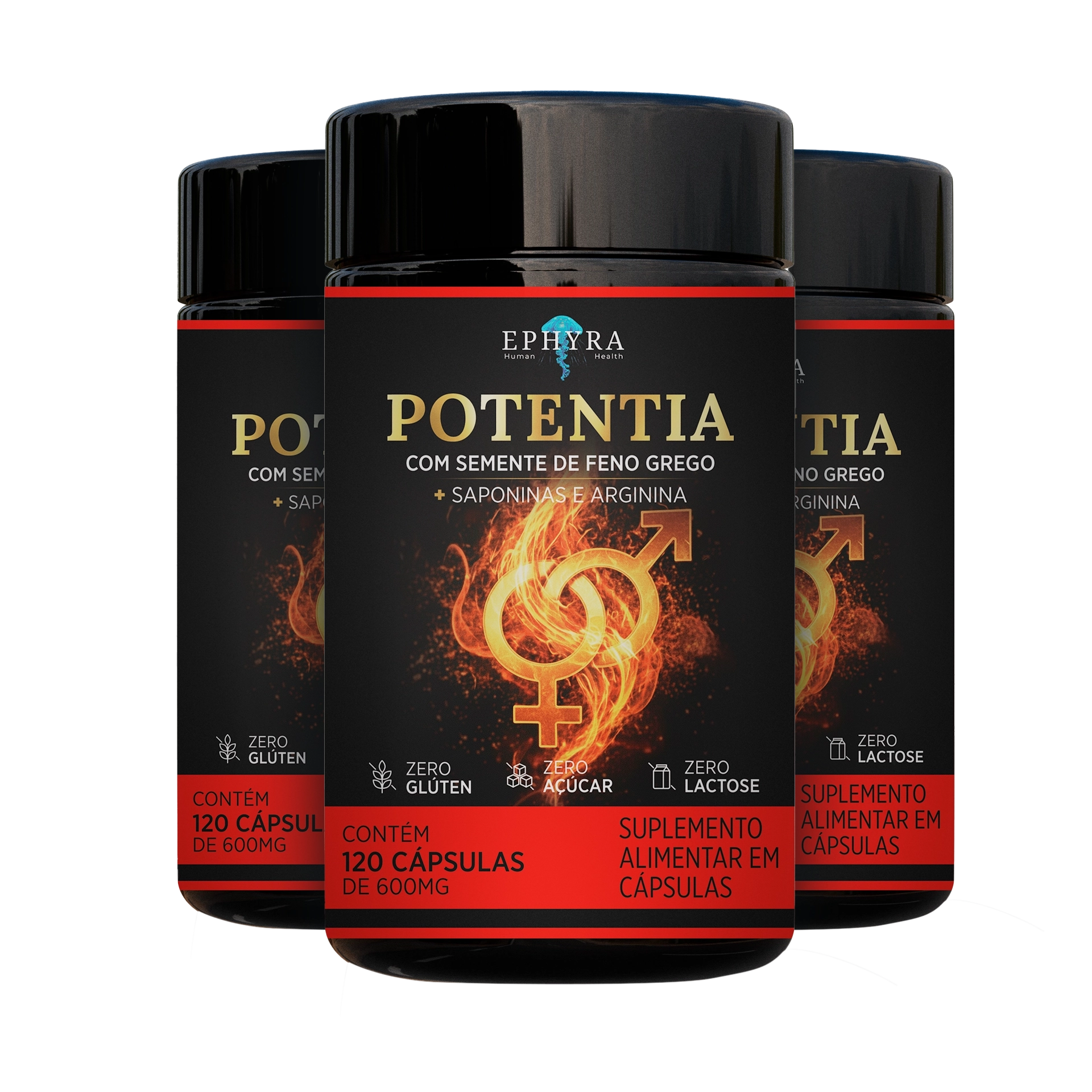 Potentia - Kit para 3 Meses (3 Frascos)