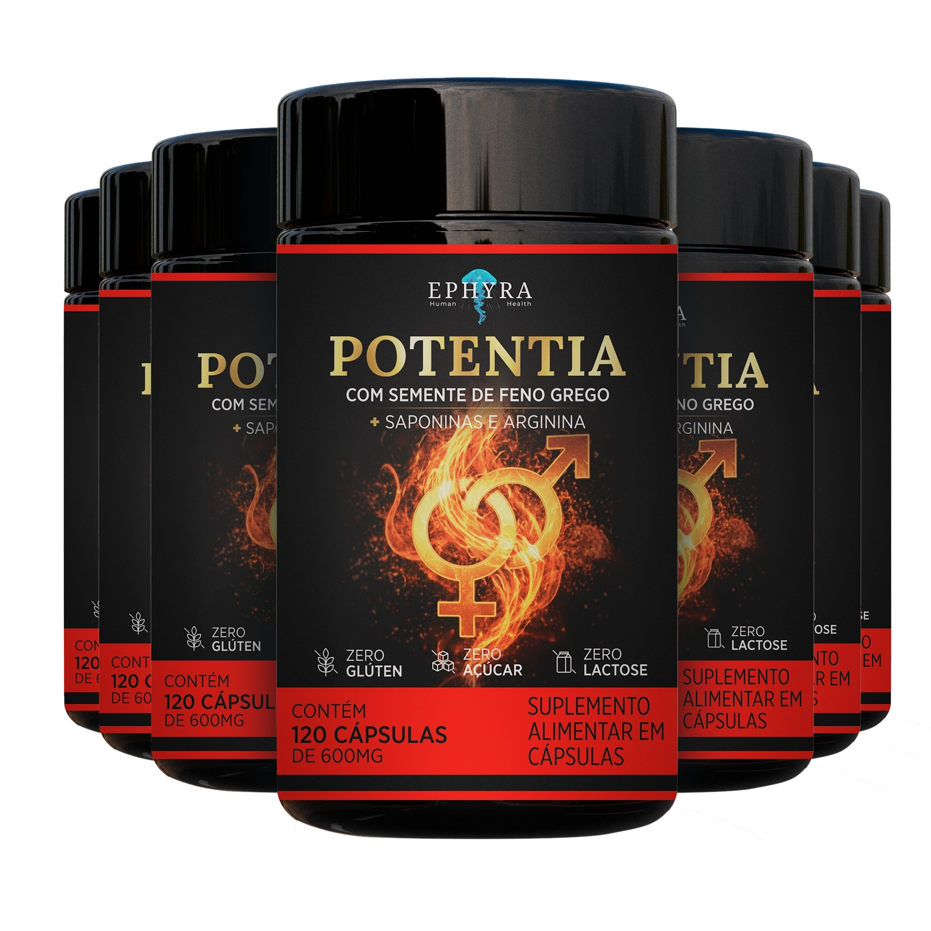 Potentia - Kit para 12 Meses (12 Frascos)